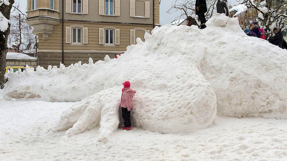 L’édition 2022 d’Imagineige, sculptures et constructions de neige, se tiendra en cette fin de semaine à La Chaux-de-Fonds (archives).