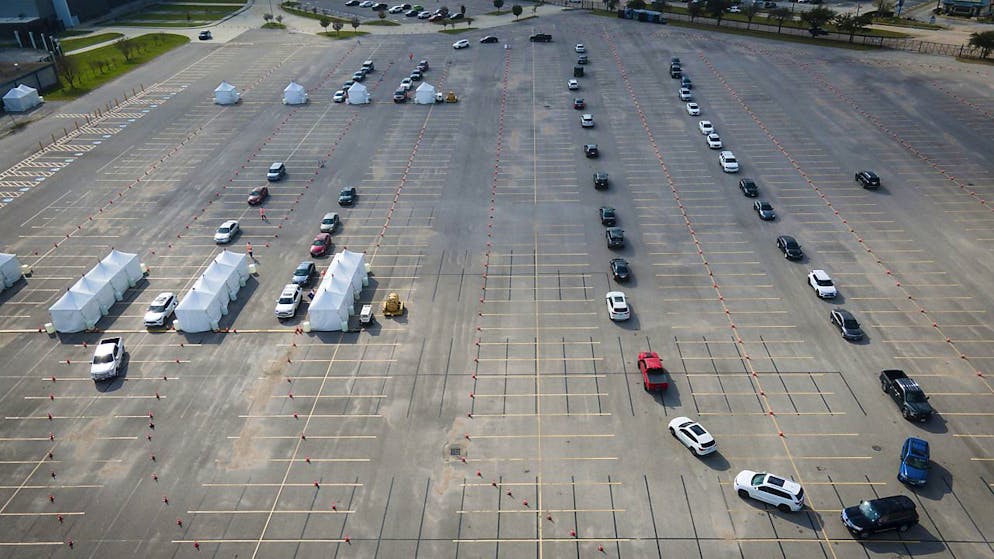 La mère s'était rendue le 3 janvier au stade Pridgeon de Houston, où l'on peut se faire tester sans sortir de sa voiture (archives).