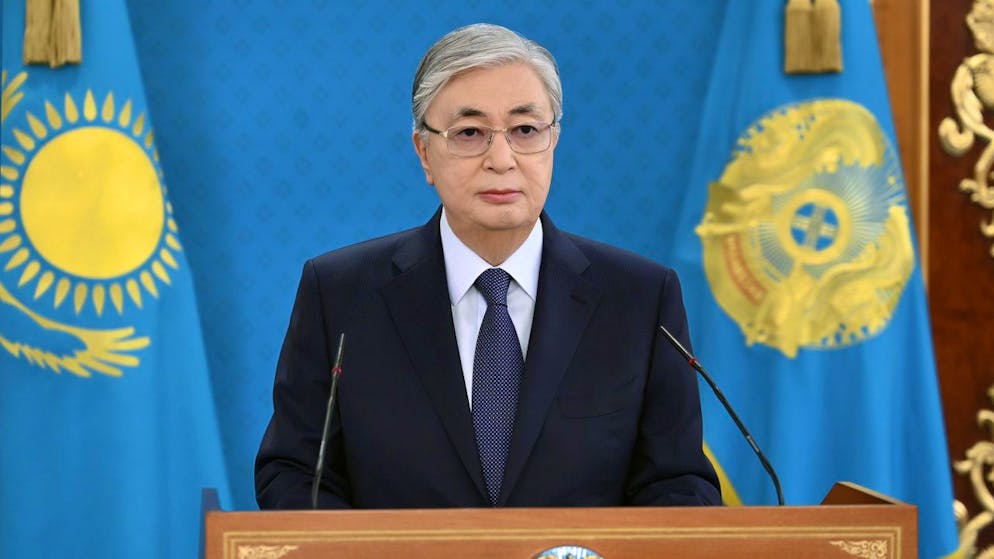 Il presidente del Kazakhstan, Kassym-Jomart Tokayev (foto d'archivio)