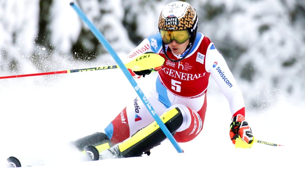 Wendy Holdener jouera à nouveau le podium en slalom mardi à Schladming.