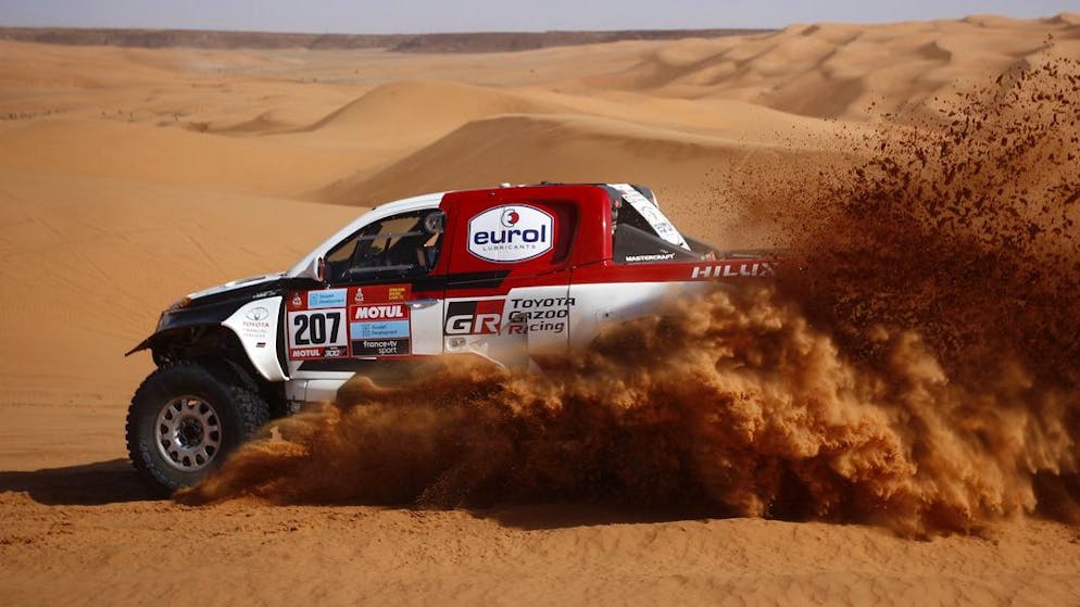 Le Sud-Africain Giniel De Villiers (Toyota) a remporté la 9e étape du Dakar 2022.