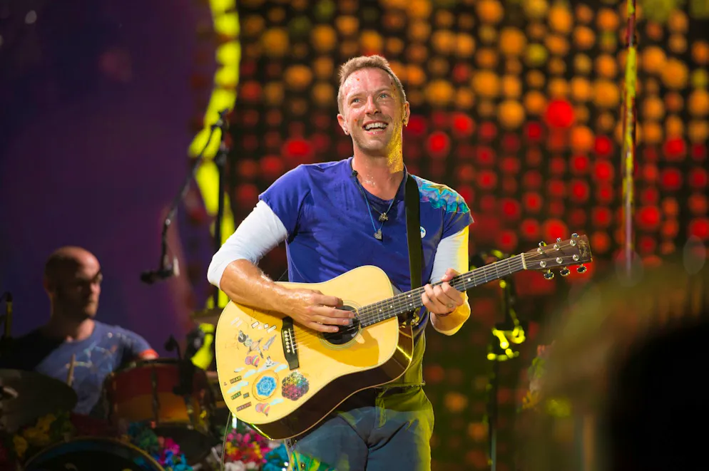 Coldpaly-Sänger Chris Martin bei einem Konzert 2017 in den USA.