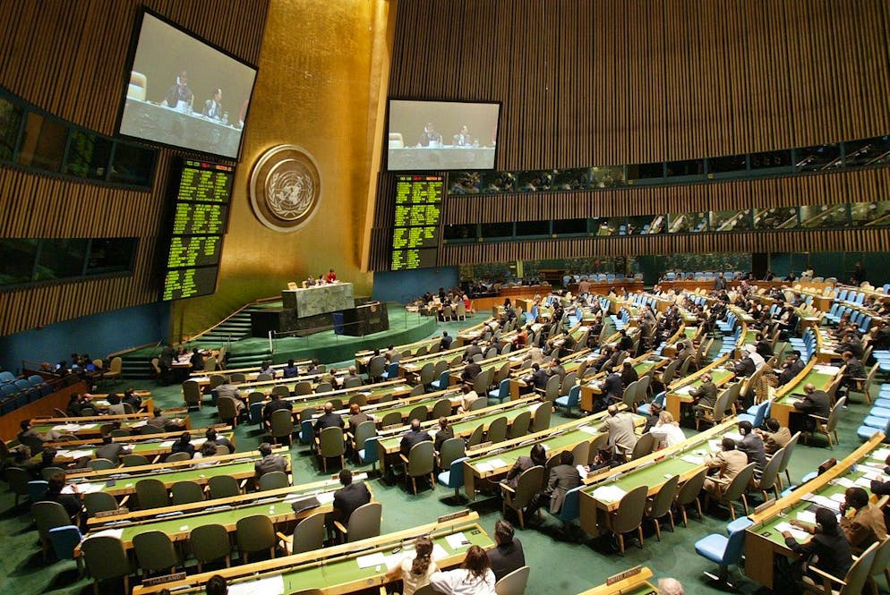 Outre l'Iran, le Soudan et le Venezuela, les cinq autres pays ayant perdu leur droit de vote sont Antigua-et-Barbuda, le Congo, la Guinée, la Papouasie-Nouvelle-Guinée et le Vanuatu. (image d'illustration)