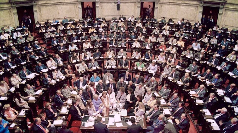 Javier Milei siège au Parlement argentin depuis le 10 décembre (archives).