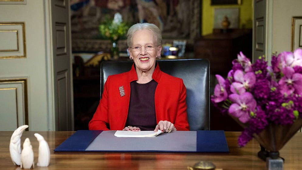 Margrethe II a fêté vendredi ses cinquante ans de règne sur le Danemark, sobrement en raison de la pandémie. Des festivités plus importantes sont prévues en septembre. (archives)