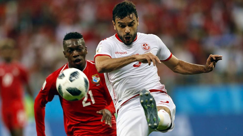 Oussama Haddadi (en blanc) a été infecté par le coronavirus.