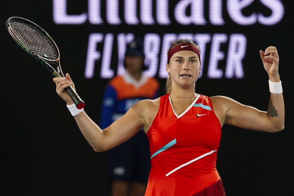 La bielorussa Aryna Sabalenka 