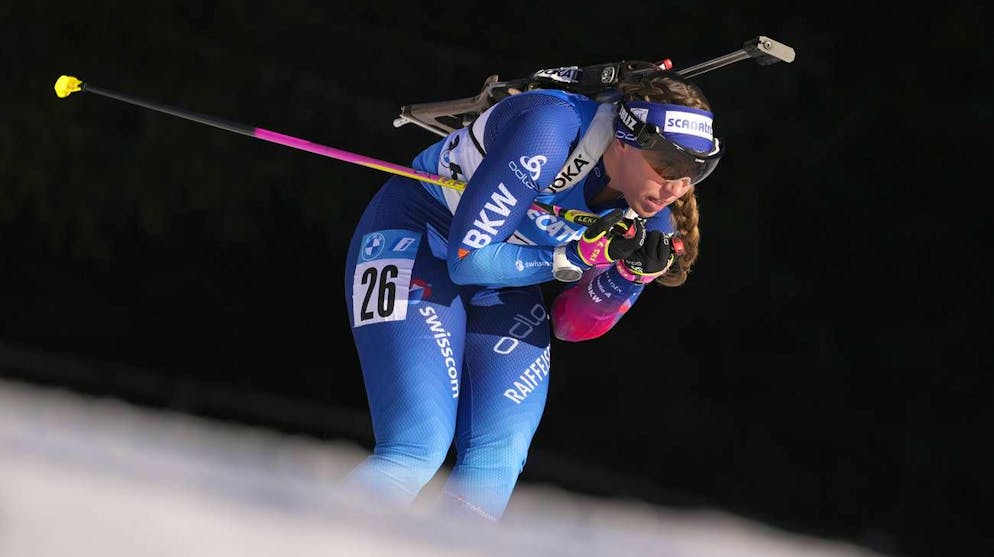 Lena Häcki in azione in Italia