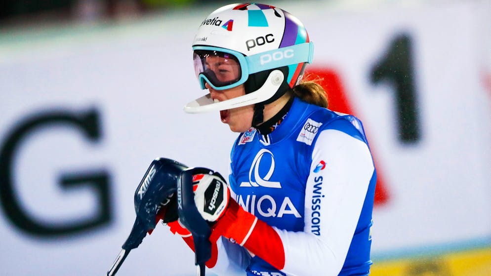 Michelle Gisin überrascht im Super-G von Cortina mit einer Wahnsinnsfahrt.