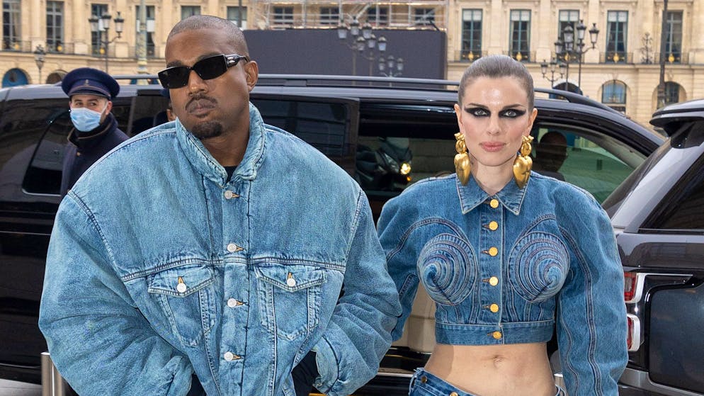 Erster gemeinsamer Auftritt. Die Ex-Domina und ihr Neuer, Kanye West