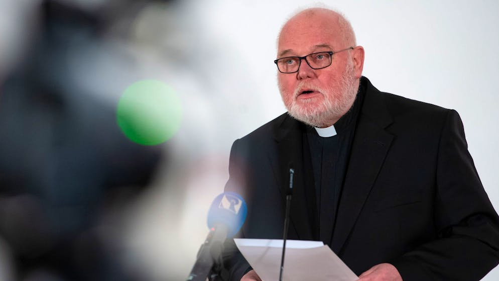 Kardinal Reinhard Marx gibt nach der Vorstellung eines Gutachtens zu Fällen von sexuellem Missbrauch im katholischen Erzbistum München und Freising ein Pressestatement.