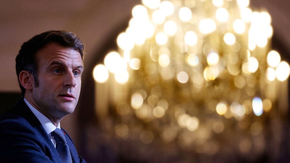 Frankreichs Präsident Emmanuel Macron bei einer Veranstaltung im Pariser Elysee-Palast.