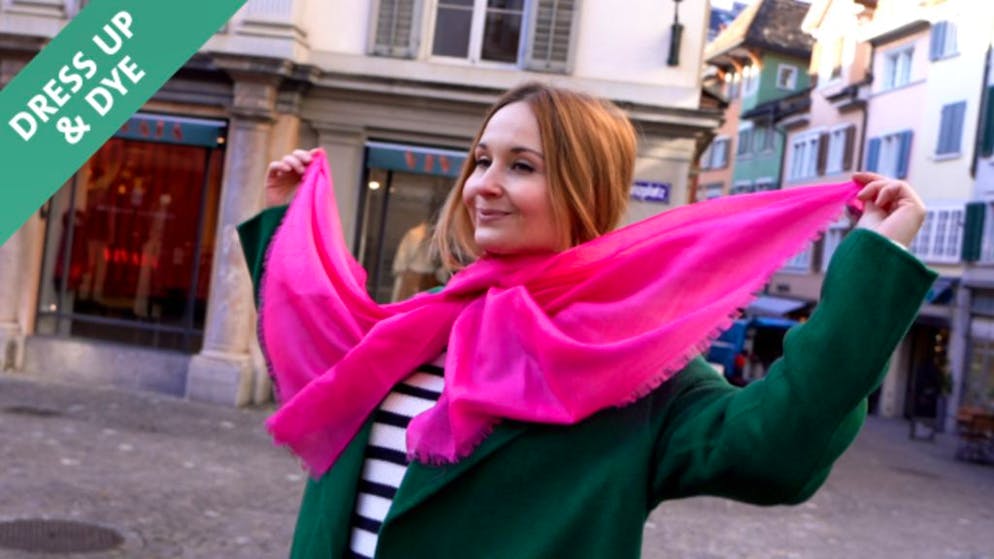Dress up & Dye . Quelques façons simples de nouer son écharpe!
