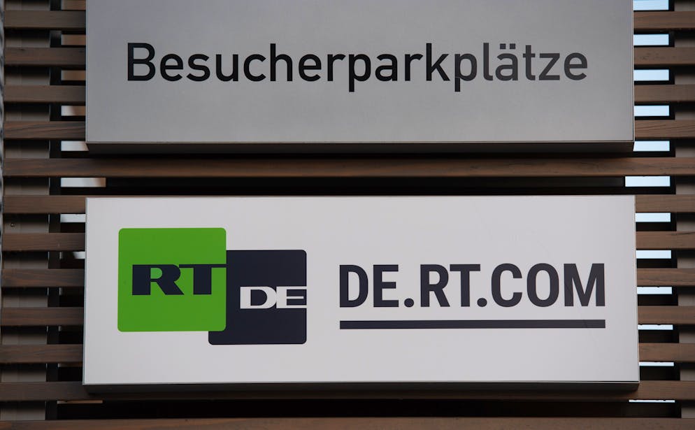 Zuvor war der russische Auslandssenders «RT DE» verboten worden.