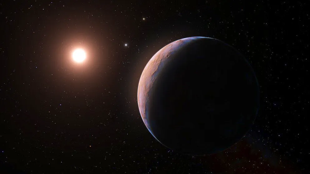 Proxima d orbite autour de la naine rouge Proxima du Centaure, étoile la plus proche du système solaire (archives).