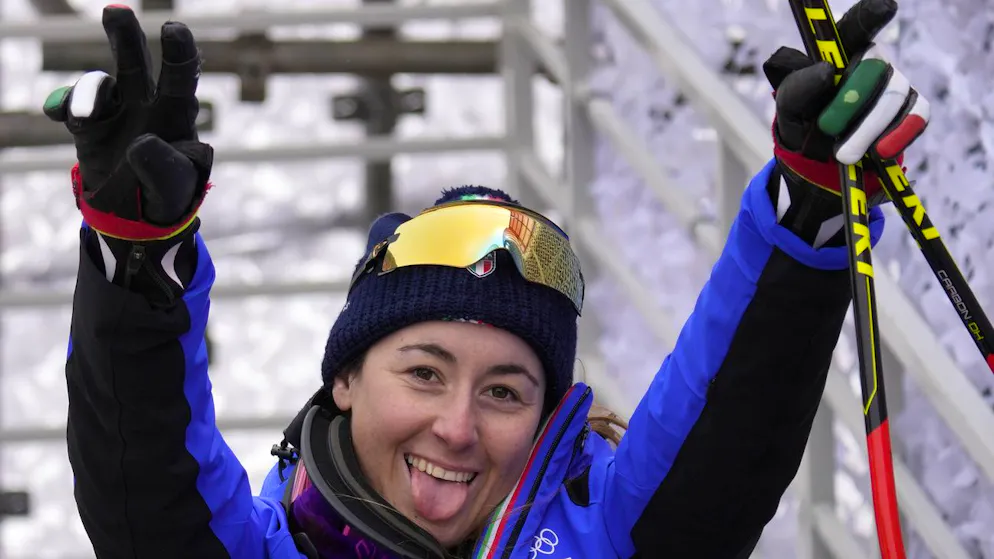 Zurück auf der Piste zu sein, macht Sofia Goggia glücklich.