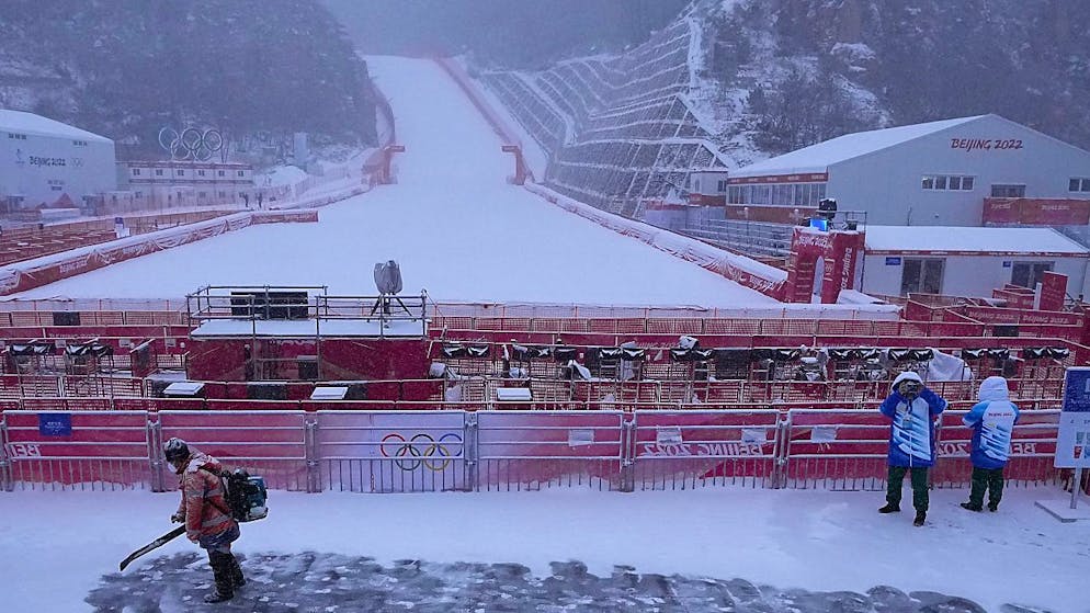 Ruhetag für Gut-Behrami und Co.. Frauen-Abfahrtstraining wegen Schneefalls abgesagt