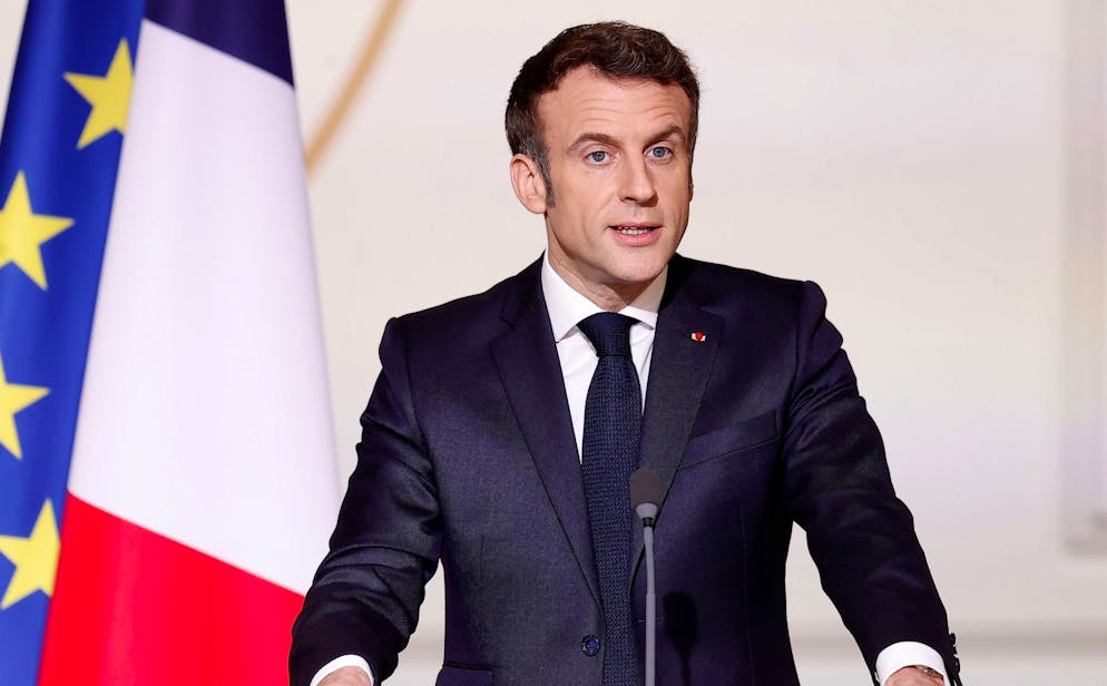 Frankreichs Präsident Emmanuel Macron versucht in der Ukraine-Krise zwischen den Konfliktparteien zu vermitteln.