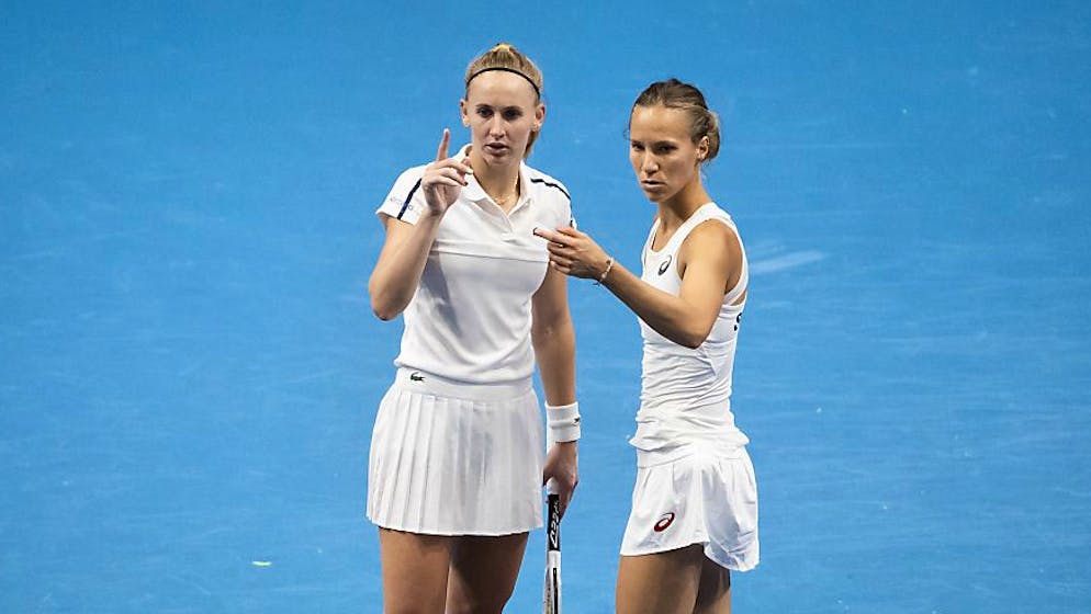 Jil Teichmann (l.) und Viktorija Golubic wollen am Traditionsturnier auftrumpfen. 