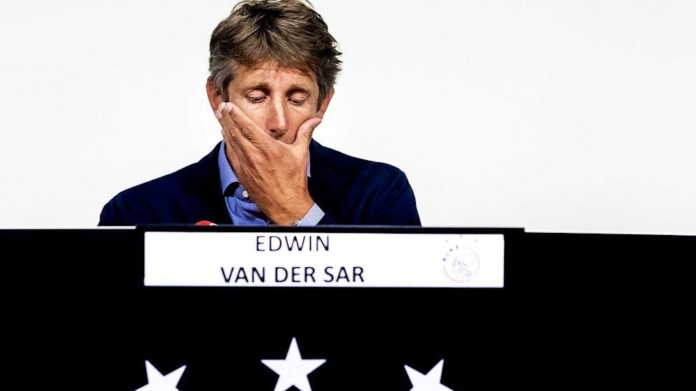 epa06840380 Ajax Amsterdam's CEO Edwin van der Sar speaks about Abdelhak Nouri during a press conference in Amsterdam, The Netherlands, 25 June 2018. Van der Sar announces mistakes were made during the reanimation of the soccer player and that Ajax takes all the responsibility. Ajax player Abdelhak Nouri, aged 20, collapsed during a friendly match against Werder Bremen on 08 July 2017 due to cardiac arrhythmia. As a result Nouri had suffered severe and permanent brain damage. EPA/ROBIN VAN LONKHUIJSEN