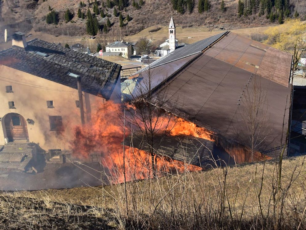 La fattoria in fiamme
