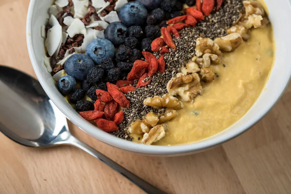 Das Frühstück macht dich leistungsfähig. 