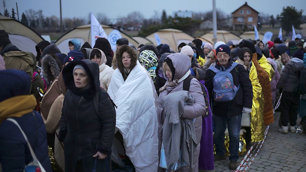 Due milioni e mezzo di persone, inclusi 116'000 cittadini di paesi terzi, sono fuggite dall'Ucraina dal quando la Russia ha invaso l'Ucraina