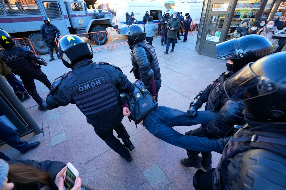 Das Regime von Kremlchef Wladimir Putin geht hart gegen Kritiker vor.