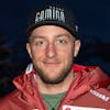 Justin Murisier, Schweizer Skirennfahhrer posiert bei einem Medientermin, am Donnerstag, 6. Januar 2022, in Adelboden. (KEYSTONE/Peter Schneider)