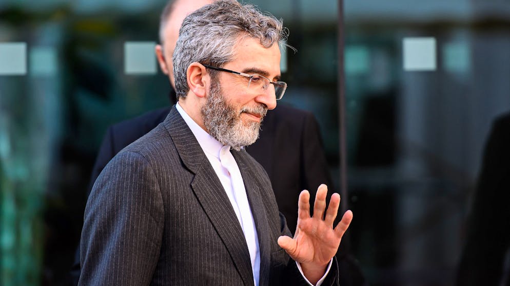 epa09812961 Iran's Chief Negotiator for the Nuclear Agreement, Ali Bagheri Kani leaves after a bilateral meeting with Deputy Secretary General/Political Director of the European External Action Service (EEAS), Enrique Mora (not pictured) for a possible next round of Joint Commission of the Joint Comprehensive Plan of Action (JCPOA) Joint Commission Iran talks meetings in Vienna, Austria, 09 March 2022. EPA/CHRISTIAN BRUNA