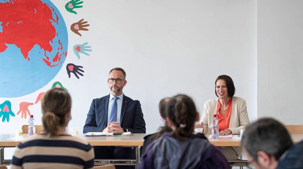 La conferenza stampa a Novazzano