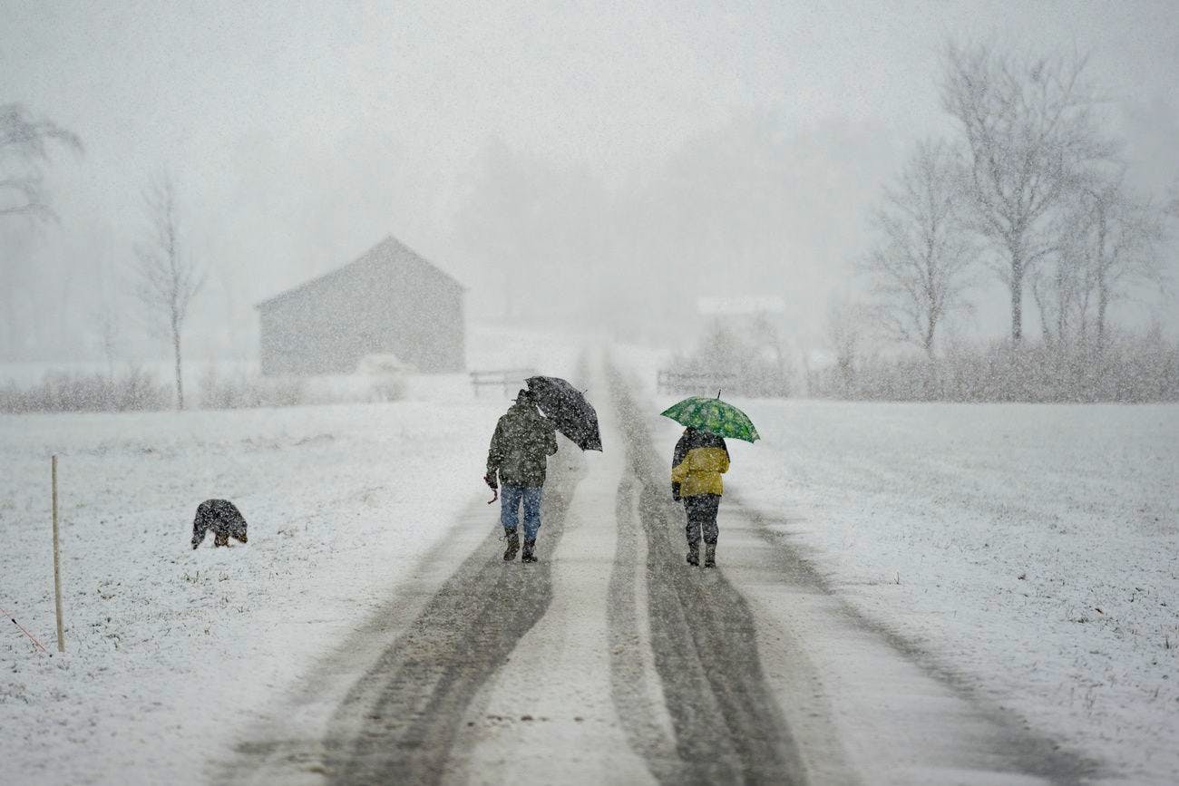 April Bringt Schnee: Tschüss Frühling – Der Winter Meldet Sich Zurück ...