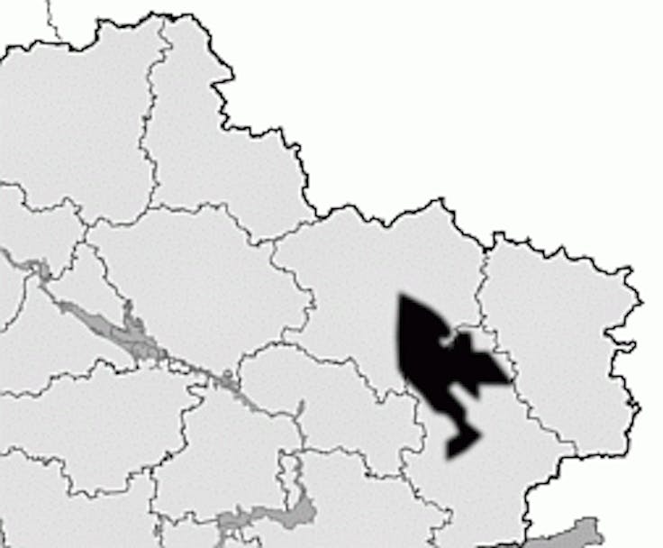Карта юзовского месторождения