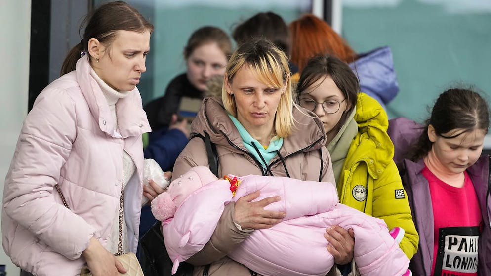 La gran parte dei profughi arriva in Polonia.