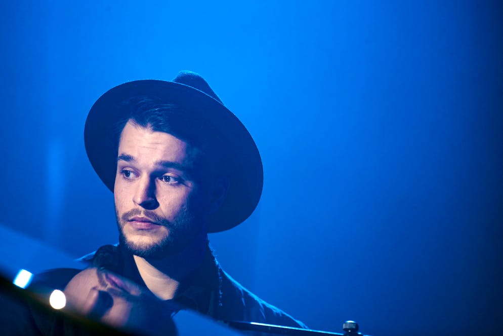Zian bei der Aufzeichnung der Swiss Music Awards am Donnerstag, 25. Februar 2021, im Hallenstadion in Zuerich. (KEYSTONE/Alexandra Wey)