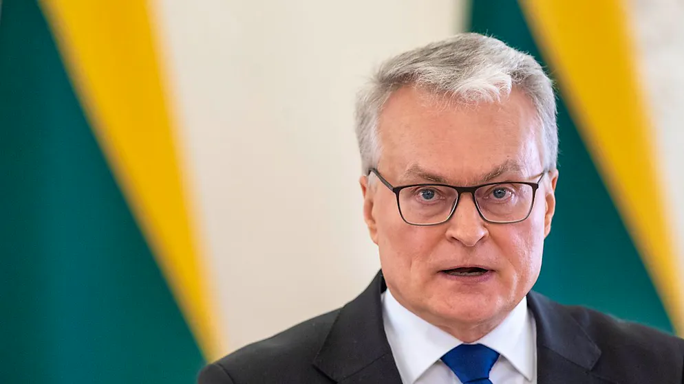 Litauen Präsident Gitanas Nauseda.