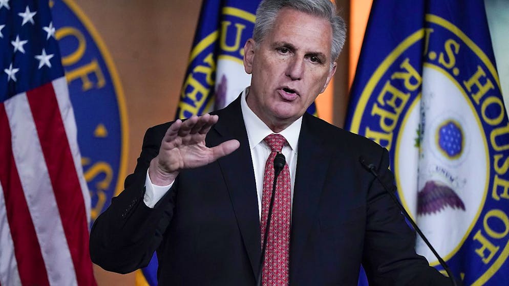 Il leader dei repubblicani Kevin McCarthy (foto d'archivio)