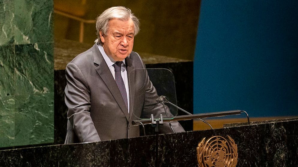 Il segretario generale dell'Onu Antonio Guterres più tardi sarà ricevuto al Cremlino dal presidente Vladimir Putin. (Immagine d'archivio del 28 febbraio)