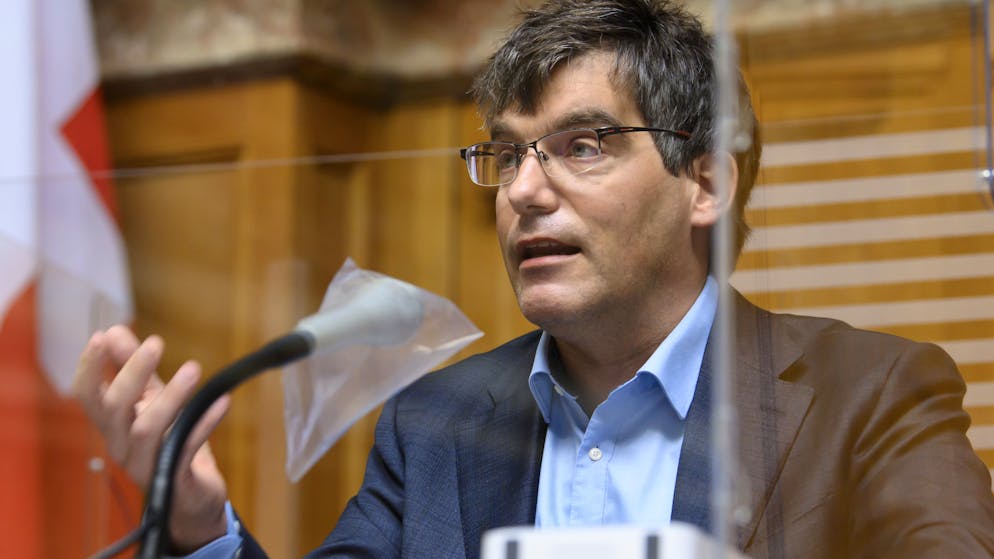 Roger Nordmann, SP-VD, spricht waehrend der Sommersession der Eidgenoessischen Raete, am Dienstag, 15. Juni 2021 im Nationalrat in Bern. (KEYSTONE/Anthony Anex)