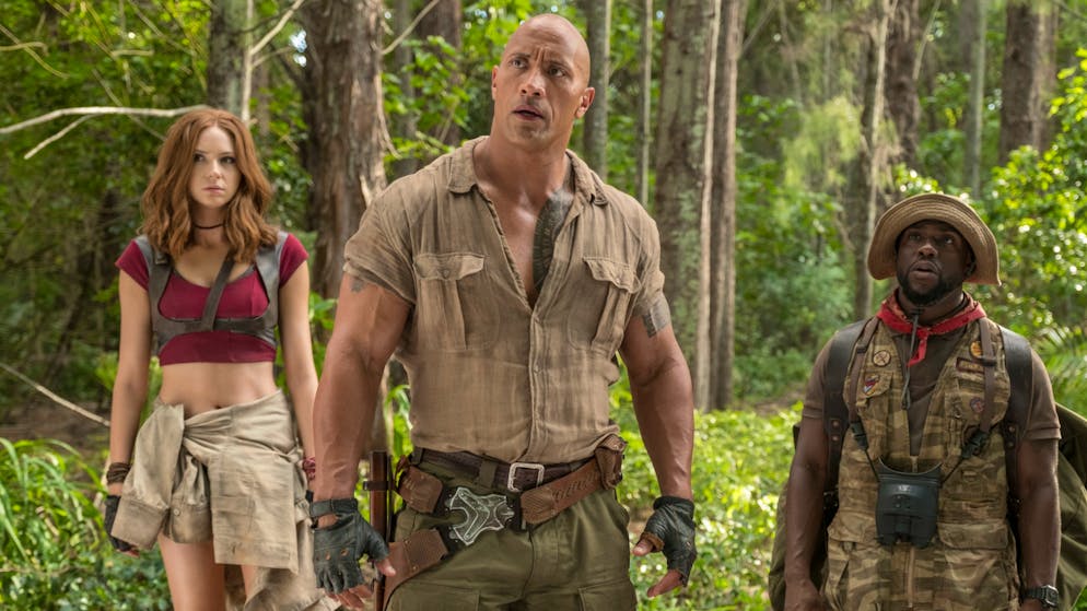 Dwayne Johnson wird 50. Ach, und ehe ich es vergesse: Dwayne Johnson hat irgendwie eine Vorliebe für den Dschungel. Sonst gäbe es ihn nicht als Protagonisten in «Jumanji» ...