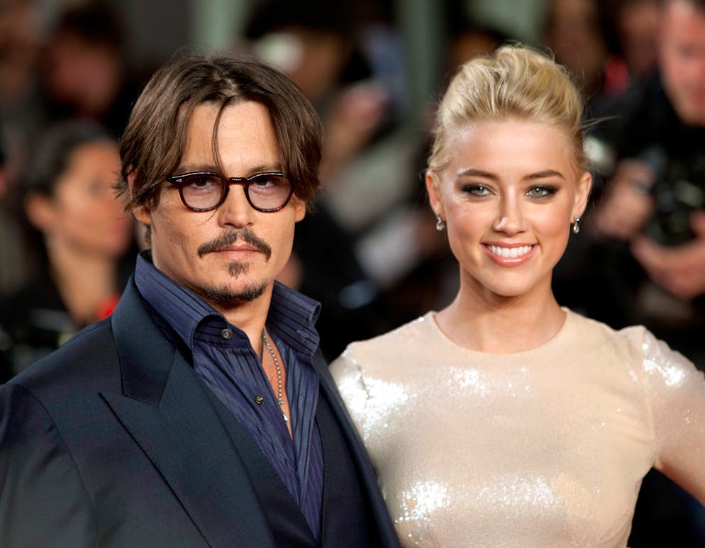 Johnny Depp And Amber Heard Attend The European Premiere Of 'The Rum Diary' At The Odeon Kensington, London. (Photo by John Phillips/UK Press via Getty Images)