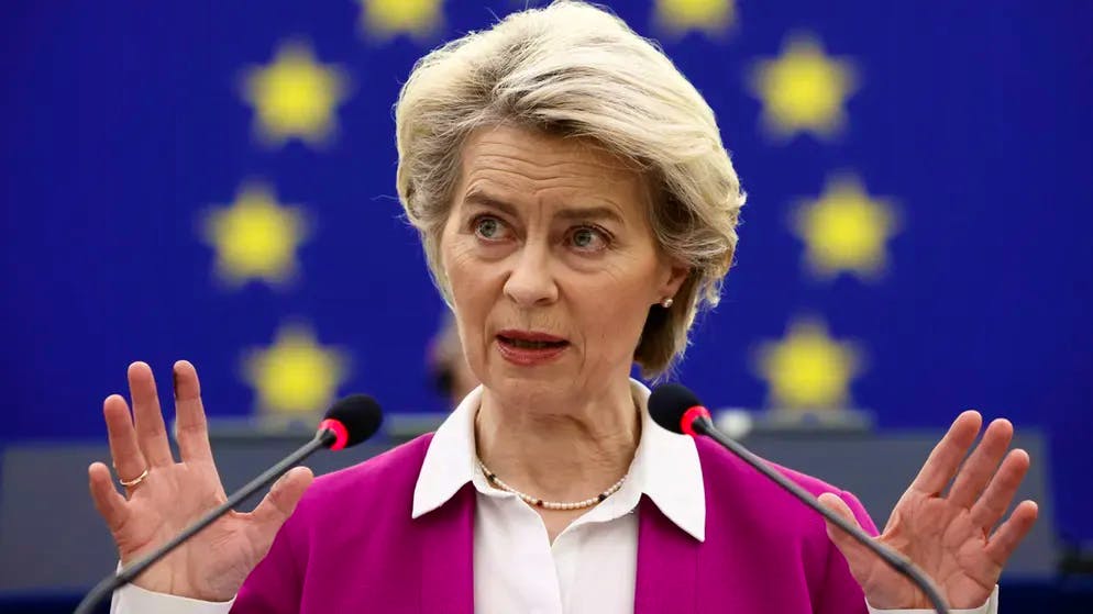Ursula von der Leyen, presidente della Commissione europea.