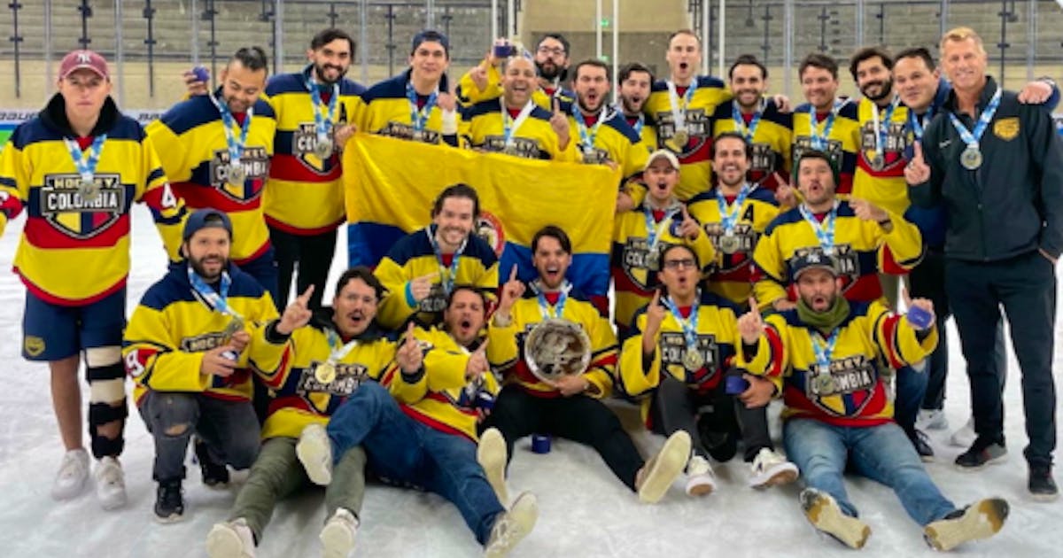 unexpected.  Colombia wins the International Ice Hockey Championship.