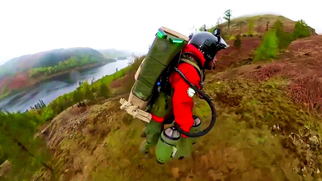 Hilfe von oben In England kommen die Retter bald per Jetpack