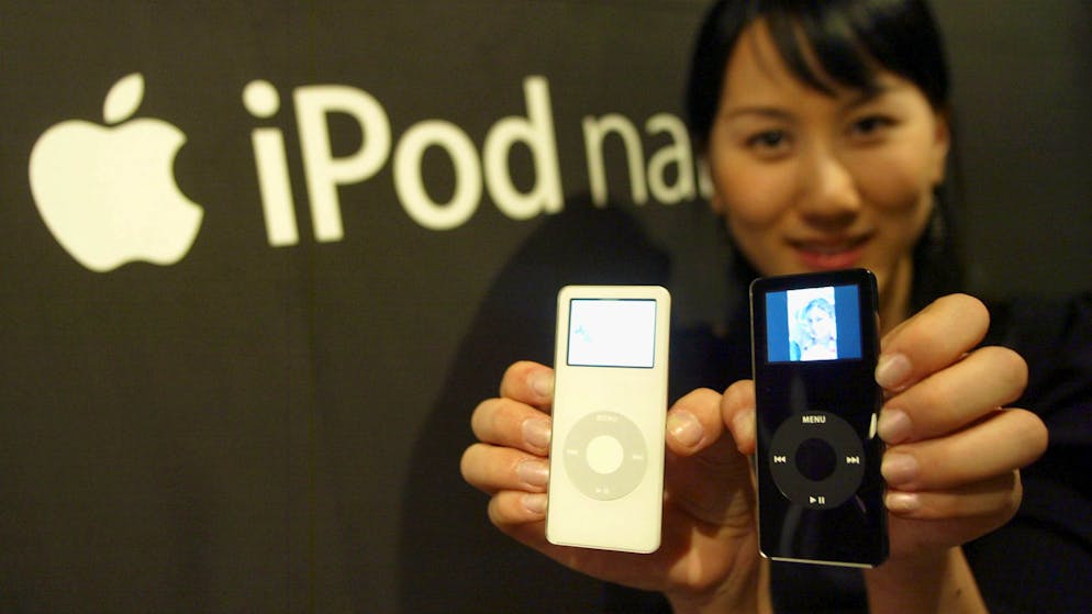 Mit dem iPod Nano wurde es 2005 dann noch kompakter.