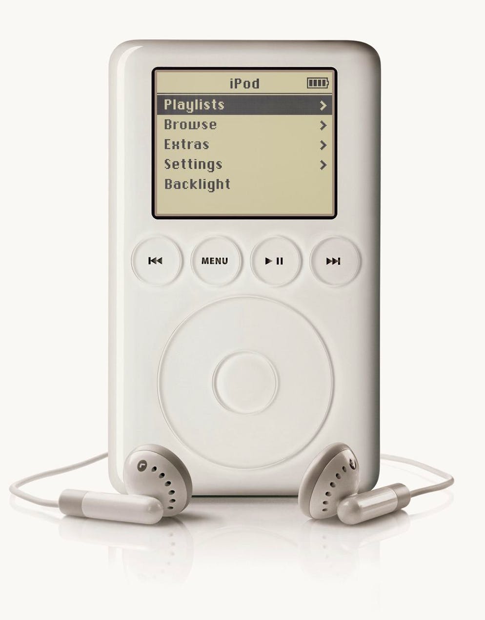 FILE- In this undated file photo, a click wheel type iPod is shown. New York students in grades three to eight have encountered iPod, as well as some other easily recognized product names mentioned in standardized tests they took in April 2014. New York State education officials and the test publisher say the references were not paid product placement but happened to be contained in published passages selected for the tests. (AP Photo/Apple, File)