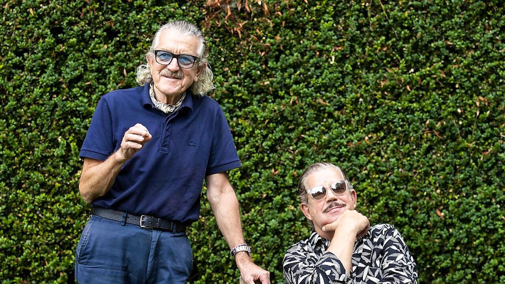 «Dieter gehört zum musikalischen Gesicht von Yello. Ohne ihn gäbe es Yello nicht. Ich möchte Dieter aber auch als Freund nicht missen»: Boris Blank (rechts) über die Beziehung zu Dieter Meier.