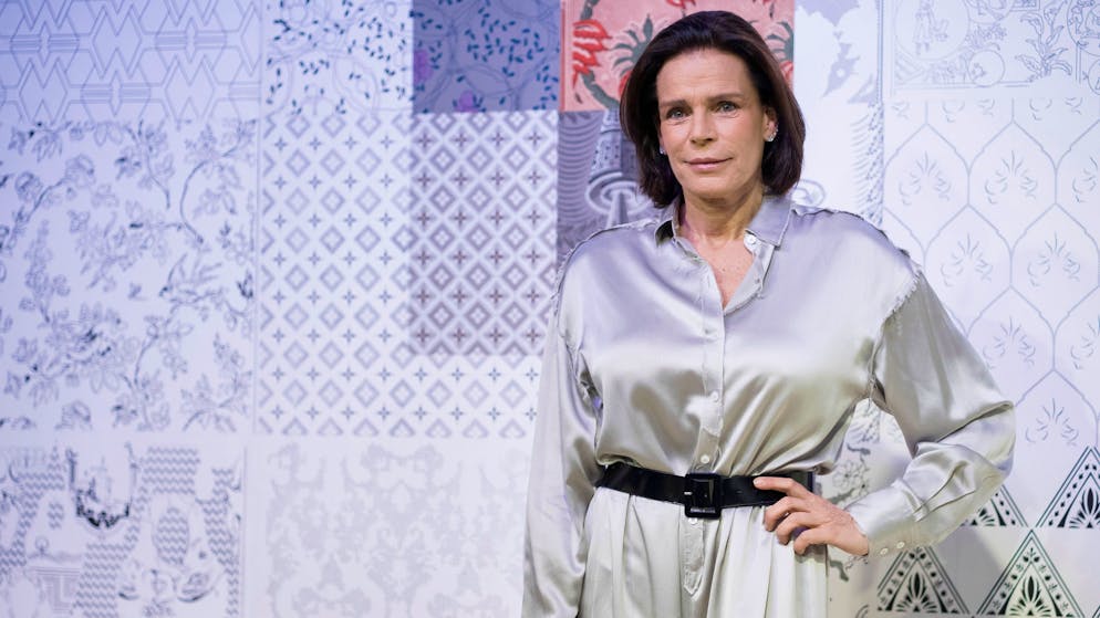PARIS, FRANCE - FEBRUARY 26: (EDITORIAL USE ONLY) Princess Stephanie of Monaco attends the Alter show as part of the Paris Fashion Week Womenswear Fall/Winter 2020/2021 on February 26, 2020 in Paris, France. (Photo by Francois Durand/Getty Images)