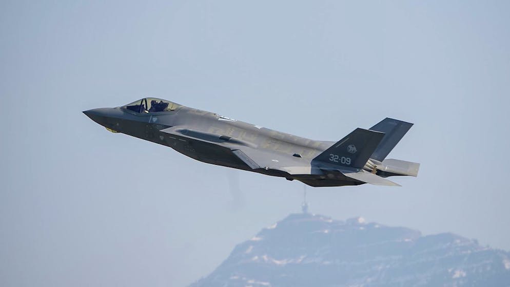 Der Bundesrat will den Kauf von neuen F-35-Kampfjets vorantreiben. Er unterstützt einen entsprechenden Antrag der zuständigen Ständeratskommission. (Archivbild)