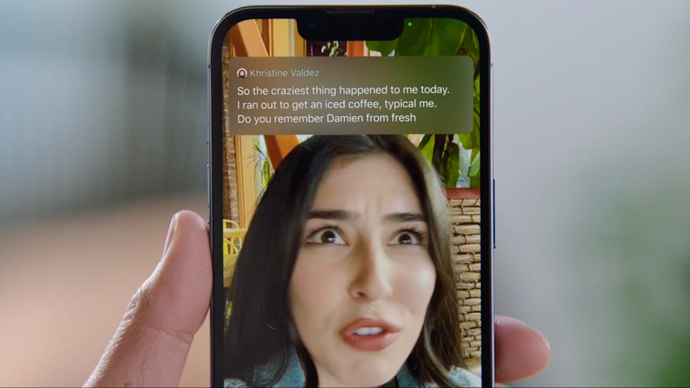 FaceTime-Chats können bald live untertitelt werden.